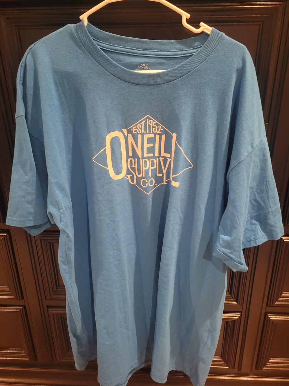 O'Neill Light Blue Short-Sleeve Graphic Logo Tee